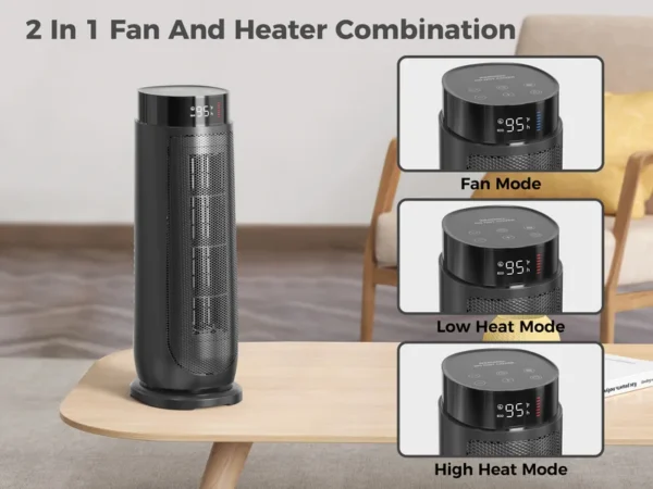 Energy Saving Ceramic Tower, ROHS, 2000W, Portable, PTC - view 4