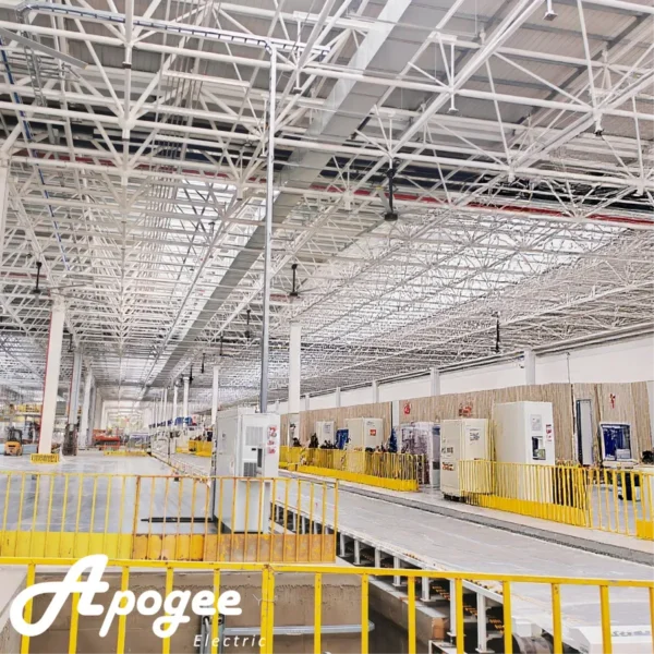Energy Saving Hvls Fan, PMSM, 24ft, 7.3m, Aluminum - view 3