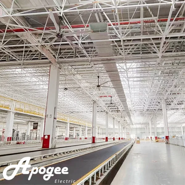 Energy Saving Hvls Fan, PMSM, 24ft, 7.3m, Aluminum - view 4