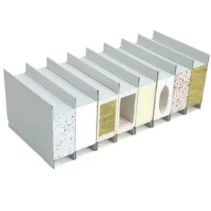 Eps Sandwich Panel, Steel, 100mm, Wall