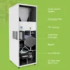 Erv Air Exchanger, MVHR, 850m3/h, 2200W, PTC - view 3