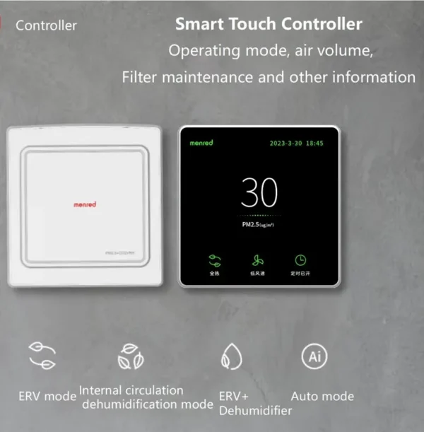 Erv Dehumidifier, Q6, 80L/D, Ceiling - view 4
