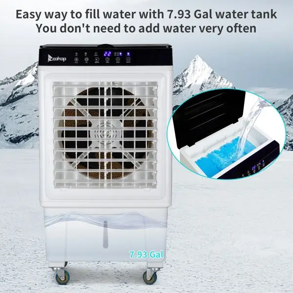 Evaporative Air Cooler, 3-in-1, Portable, 2353, CFM - view 5