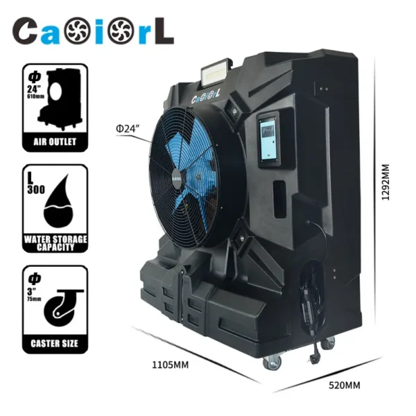 Evaporative Air Cooler, BWC240600, 290, 24", W/110L - view 6