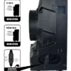 Evaporative Air Cooler, ETL, 110~120V, 5200 cfm - view 3