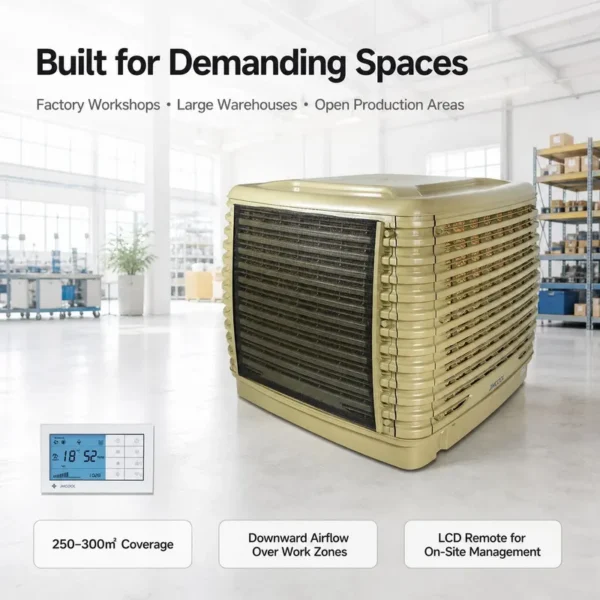 Evaporative Air Cooler, JHCOOL, 30000m3/H, Ducted - view 4