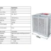 Evaporative Air Cooler, Portable, 220-230V, Water - view 3
