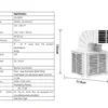 Evaporative Air Cooler, Portable, 220-230V, Water - view 4