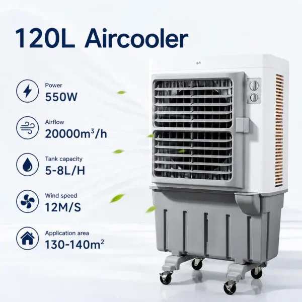 Evaporative Air Cooler, Portable, 220v - view 5