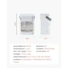 Evaporative Air Cooler, Portable, 4-in-1, 700ml, 0.7H - view 2