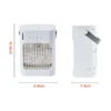 Evaporative Air Cooler, Portable, 4-in-1, 700ml, 0.7H - view 3
