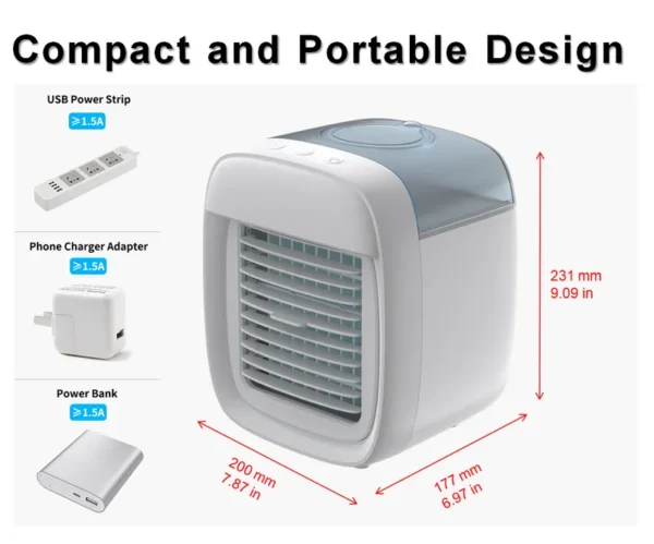 Evaporative Air Cooler, Portable, 5V DC, USB - view 4