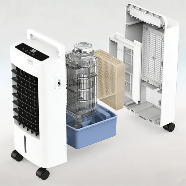 Evaporative Air Cooler, Portable, Plastic, 4L - view 5
