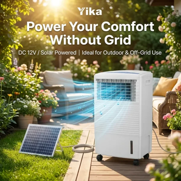 Evaporative Air Cooler, Portable, Solar - view 2