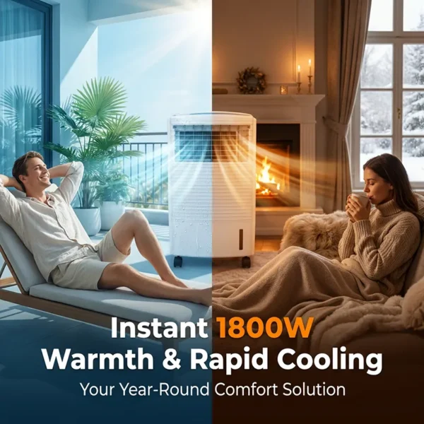 Evaporative Air Cooler, Portable, Solar - view 3