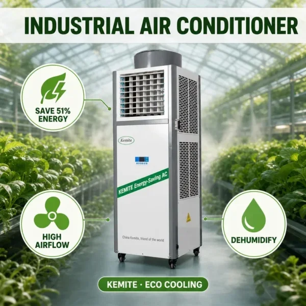Evaporative Air Cooler, R410A, Scroll, Inverter, HVAC