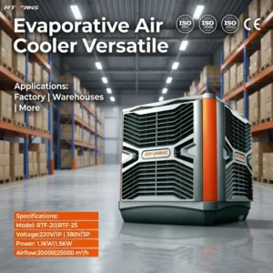 Evaporative Air Cooler, RTFANS, RTF-25