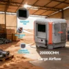 Evaporative Centrifugal Air Cooler, 20000m/h, Wall, Ceiling - view 2