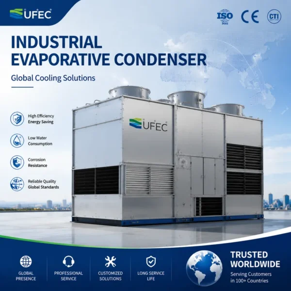 Evaporative Condenser, 380v, 60000 M3