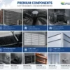 Evaporative Condenser, 380v, 60000 M3 - view 3
