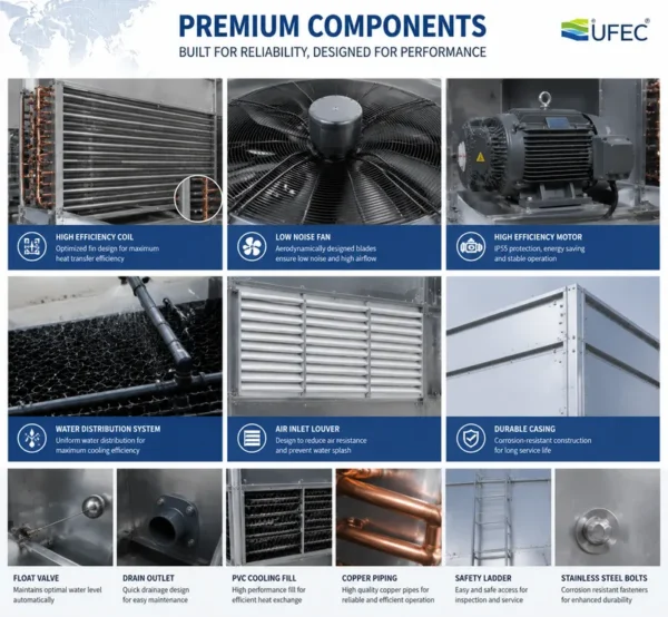 Evaporative Condenser, 380v, 60000 M3 - view 3