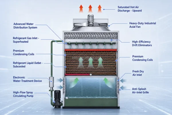 Evaporative Condenser, Stainless, Steel - view 2
