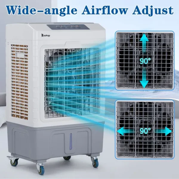 Evaporative Cooler, Portable, 2647, CFM, 75W - view 5