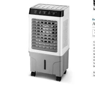 Evaporative Industrial Air Cooler, 18000, Electric, Plastic - view 6