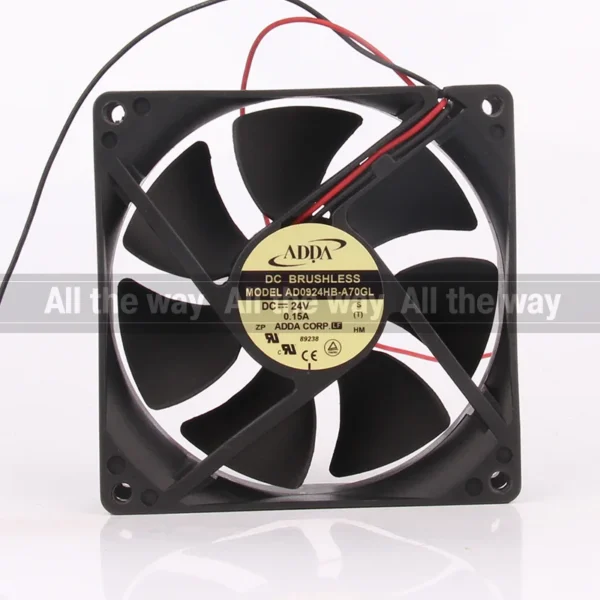 Exhaust Ad0924hb-a70gl Cooling Fan, ADDA, 12V, 48V, DC24V - view 2