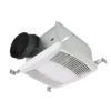 Exhaust Ceiling Ventilation Fan, 110CFM, Electric, Plastic