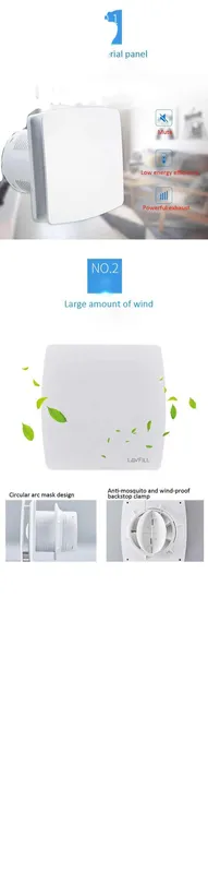 Exhaust Fan, 4inch, Wall