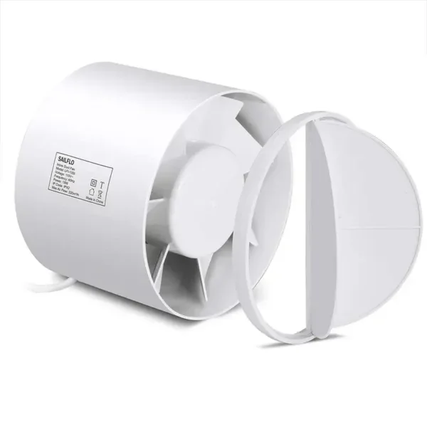 Exhaust Fan, ABS, Plastic, 110V, 60hz