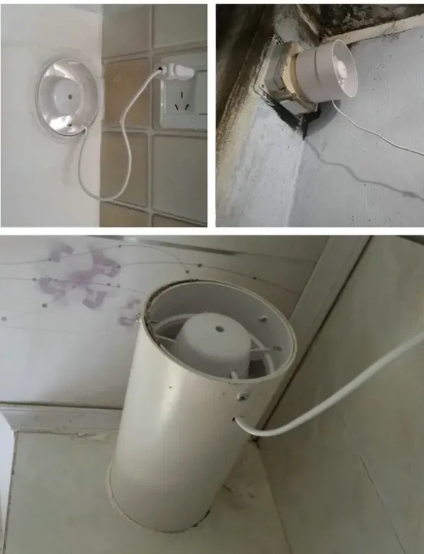 Exhaust Fan, ABS, Plastic, 110V, 60hz - view 6