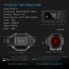 Exhaust Fan, Axial, ABS Plastic, KC100-A - view 3
