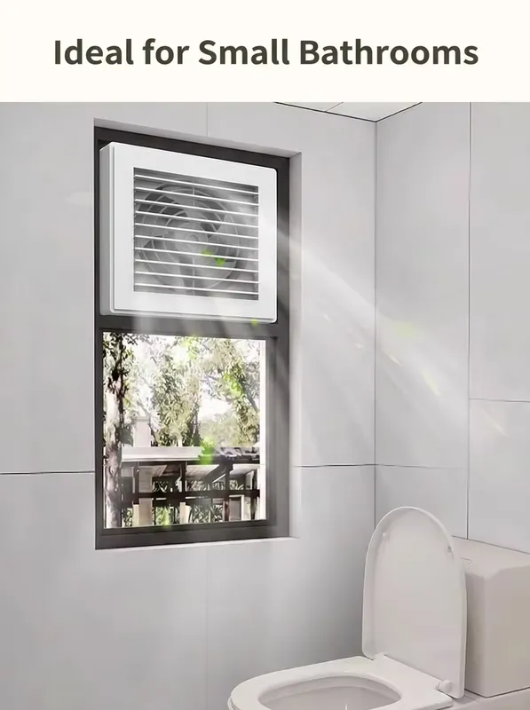 Exhaust Fan, IPX4, Waterproof, Wall, Copper - view 3
