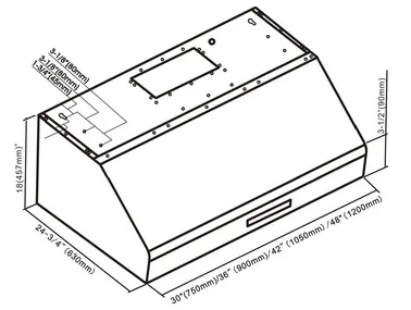 Exhaust Fans, 36-60inch, 90-150cm, 2000CFM(3000M3/H, ETL - view 5