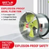 Explosion-proof Axial Ventilation Fan, 220 V, Electric