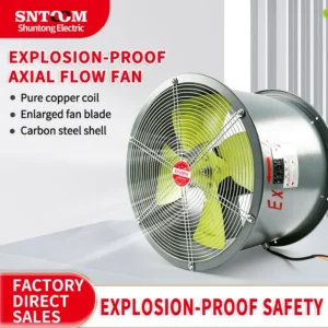 Explosion-proof Axial Ventilation Fan, 220 V, Electric