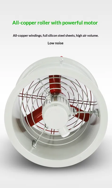 Explosion-proof Frp Axial Fan, Plastic, 220 V, Electric - view 5