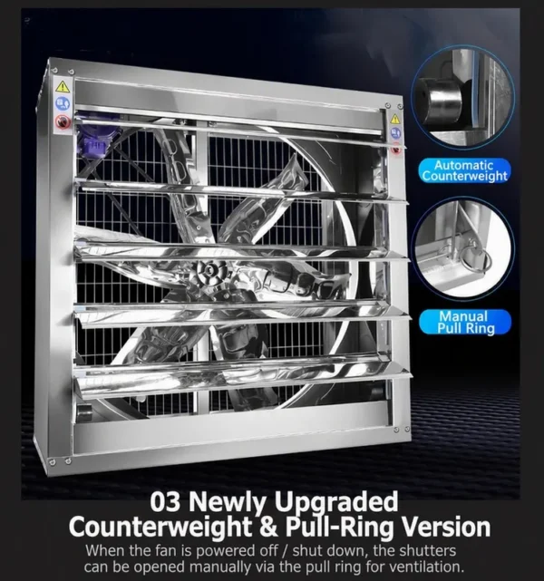 Explosion-proof Negative Pressure Fan, 380V, Axial Flow - view 2