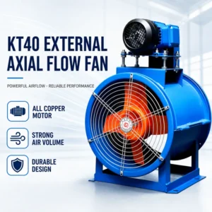 External Axial Flow Fan, KT40, Copper
