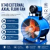 External Axial Flow Fan, KT40, Copper - view 2