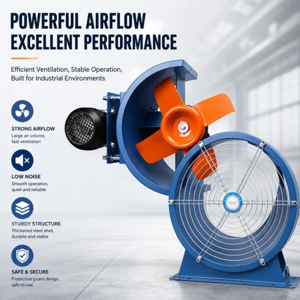 External Axial Flow Fan, KT40, Copper - view 5