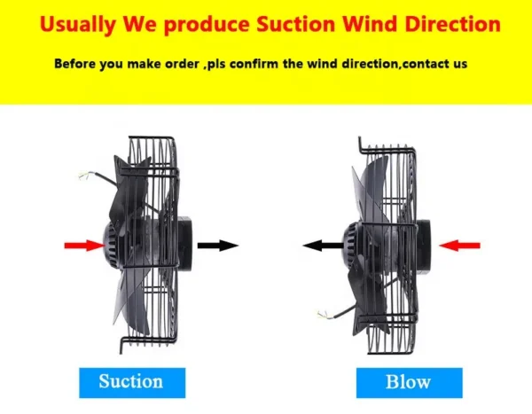External Rotor Axial Fan, 200mm-910mm, 220V/380V, Cast - view 6