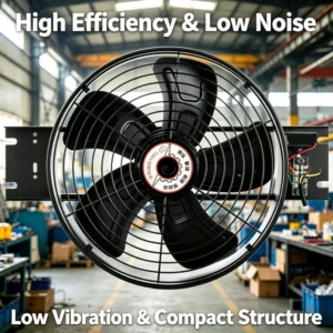 External Rotor Axial Fan, Aluminum, 230 V, Electric