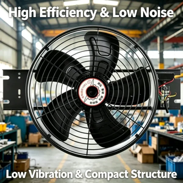 External Rotor Axial Fan, Aluminum, 230 V, Electric