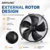 External Rotor Axial Fan, YWF4E-200, YWF4D-250 - view 2