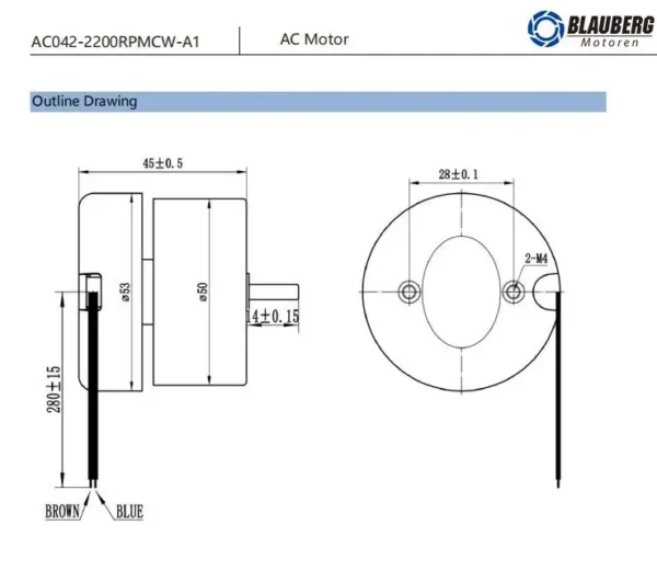 External Rotor Motors, 3.8W, Plastic - view 6