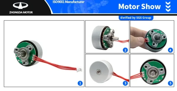 External Rotor Motors, 3816, Brushless, BLDC - view 6