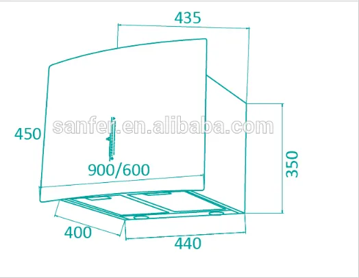 Factory-kitchen Exhaust Fan, MADE, 700-799 CFM, 183W - view 3